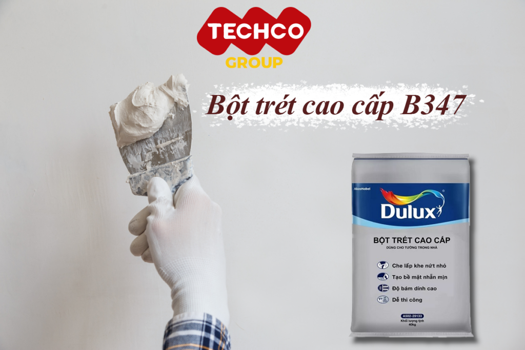Bột trét Dulux nội thất B347 - Techco Group