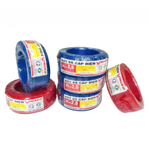 Dây đơn mềm VCm (Cu/PVC) Vinakip