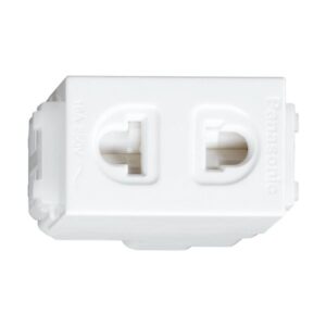 Hạt Ổ Cắm 2 Chấu Panasonic Halumie WEV1081‑7SW