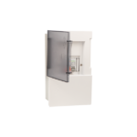 Tủ điện âm tường SINO - E4M2/4L và E4MS nắp khói trong, đế sắt