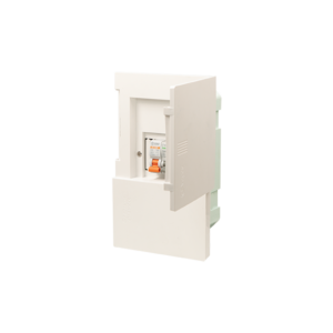 Tủ điện âm tường SINO - E4M 2/4T và E4MS nắp trắng, đế sắt