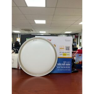 Đèn LED ốp trần tròn khổ lớn đổi màu - Rạng Đông LN28 ĐM 400/40W