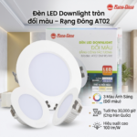 Đèn LED Downlight tròn đổi màu - Rạng Đông AT02