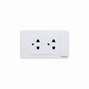 Ổ cắm đôi SINO 3 chấu 16A - Mã S18AUE2