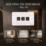 Mặt công tắc SINO S18A3X – Mặt 3 lỗ